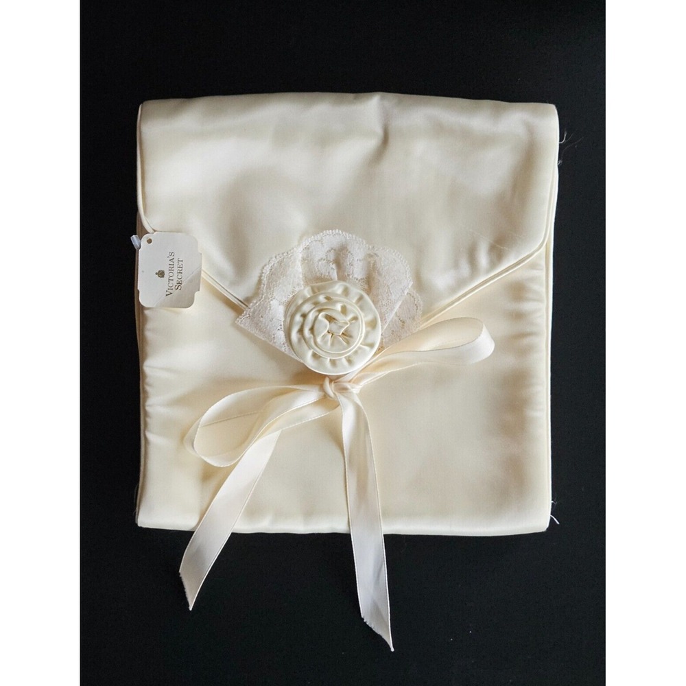 VTG Y2K Victoria's Secret Bridal Anniversary Satin Lingerie Travel Bag